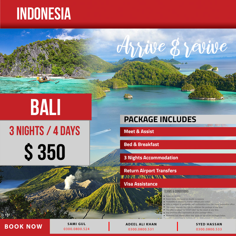 Indonesia Tour Packages From Karachi - Travel Mate