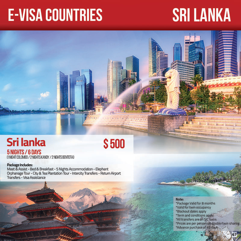 singapore tour package in sri lanka
