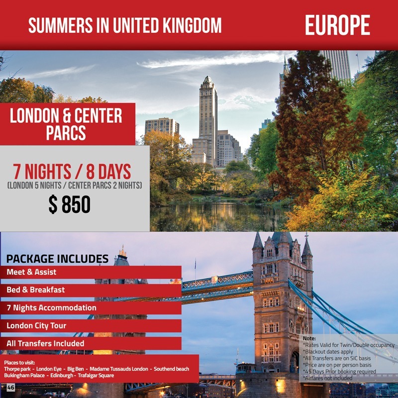 tour package to london from malaysia