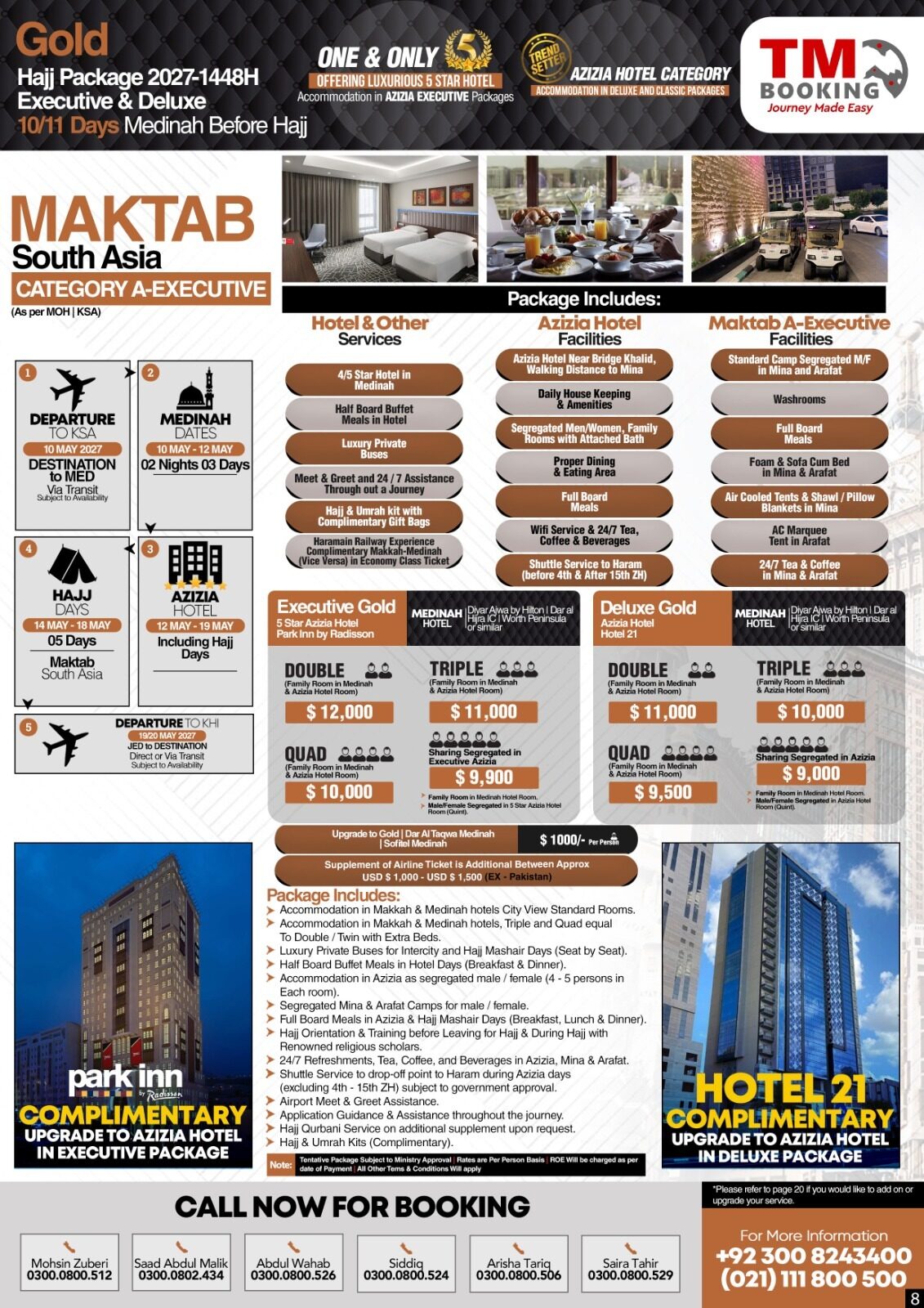 TMG Gold Hajj Package 2027