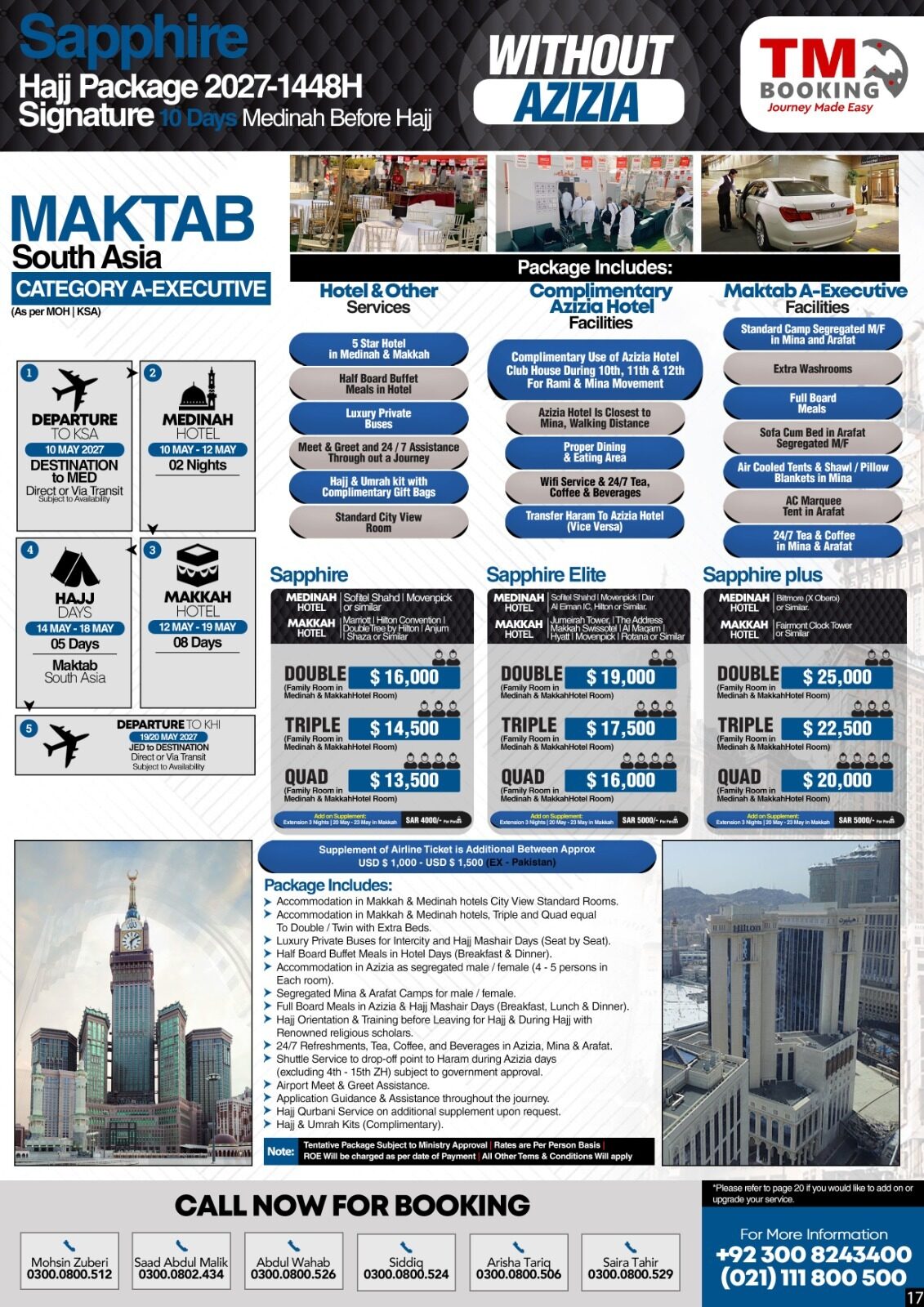 Sapphire Hajj Packages 2027